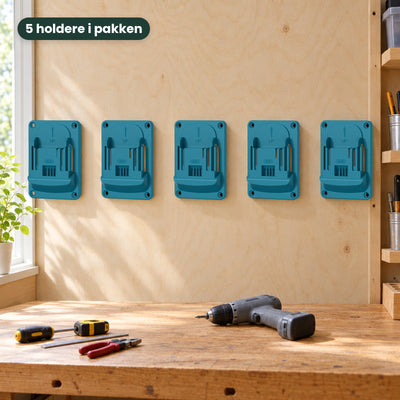 Hengra™ – veggholder til Makita 18V-maskiner, 5 stk
