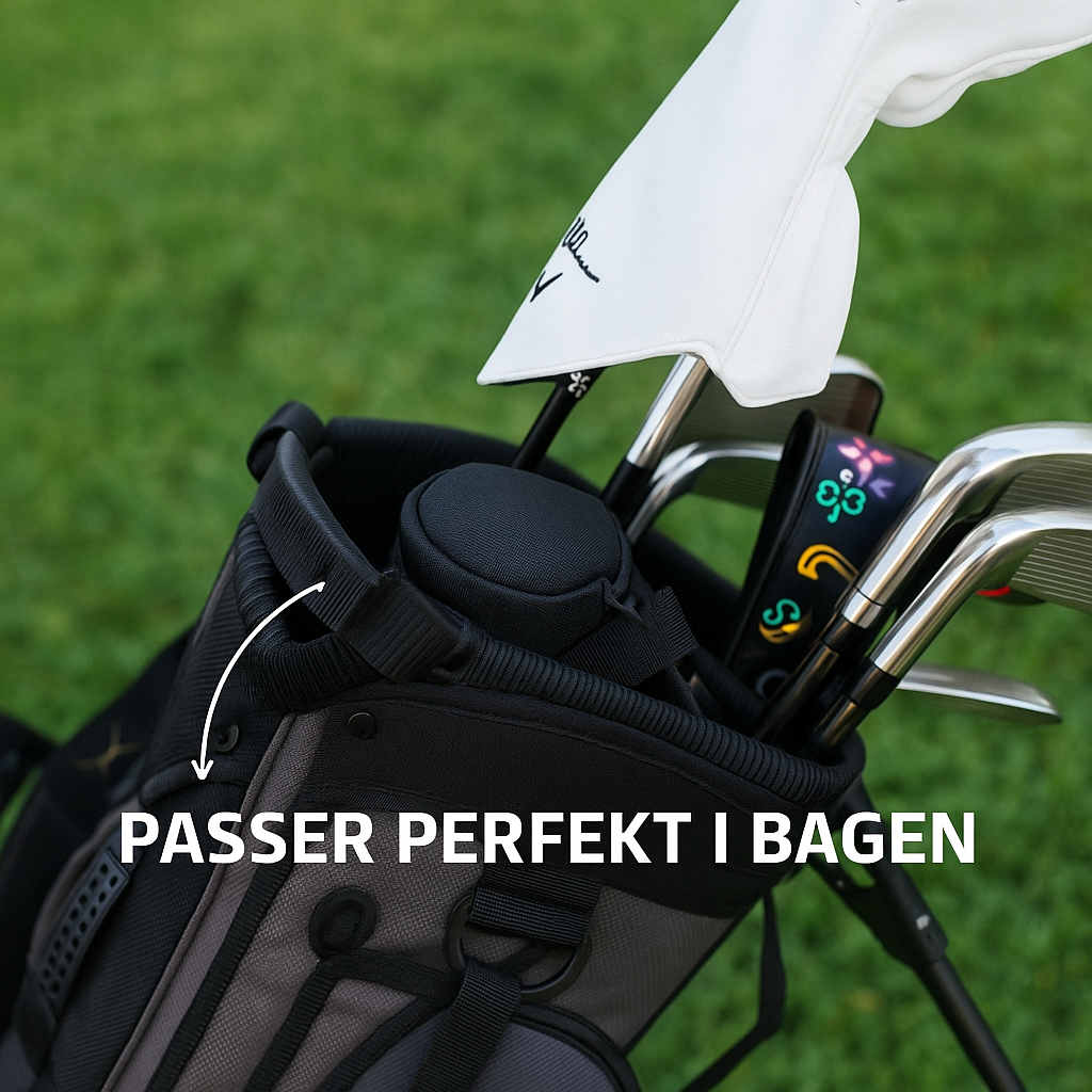 CaddySock passer perfekt i bagen