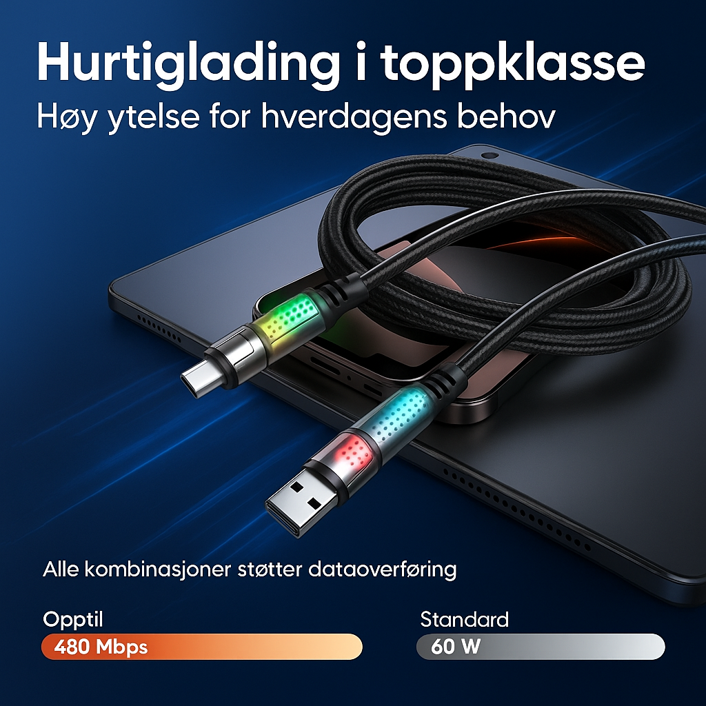 iGuard hurtiglading i toppklasse 480 Mbps dataoverforing