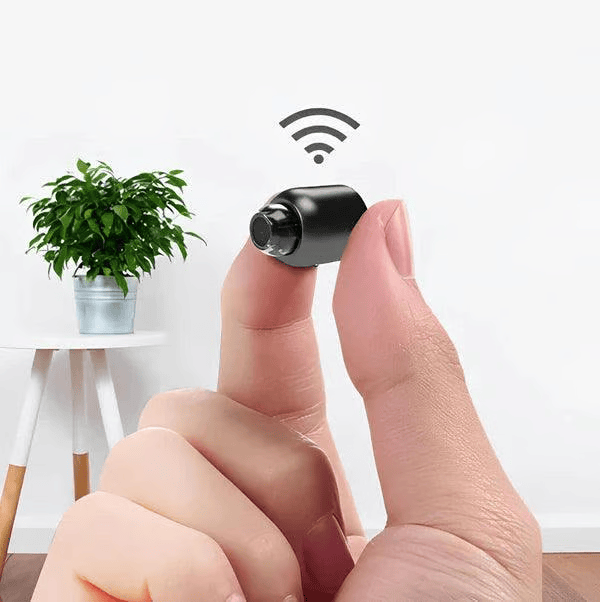 Mini WiFi kamera kompakt storrelse i handen