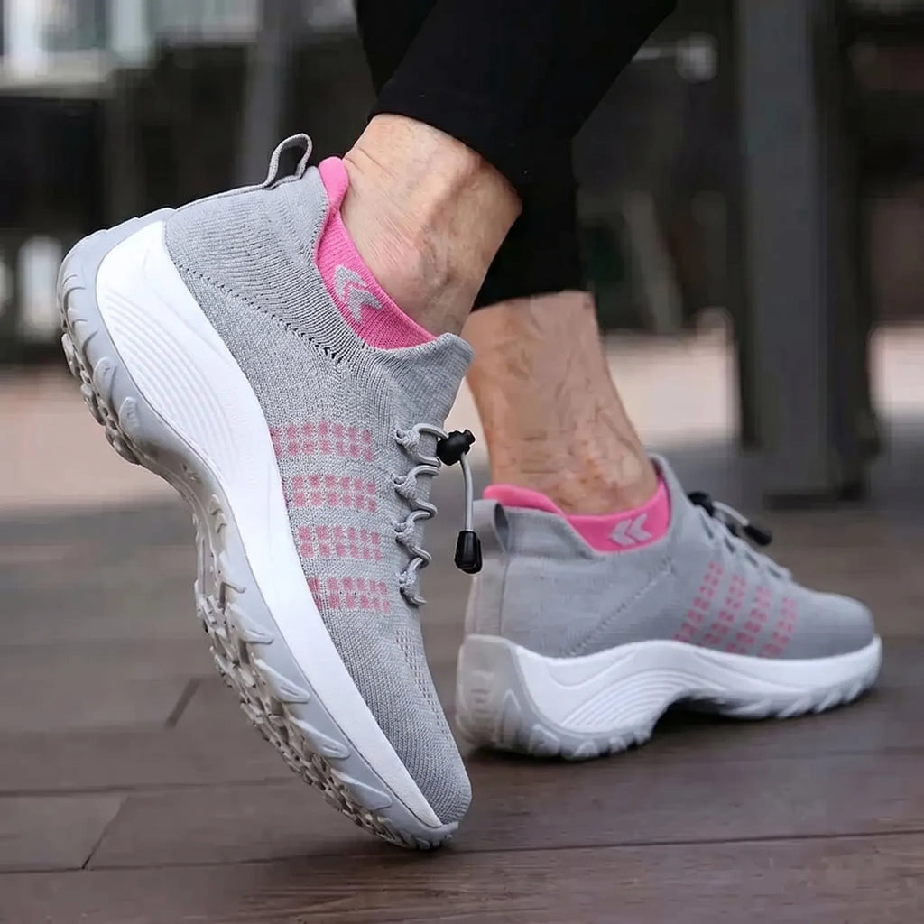 ErgoStep i bruk – Grå/Rosa