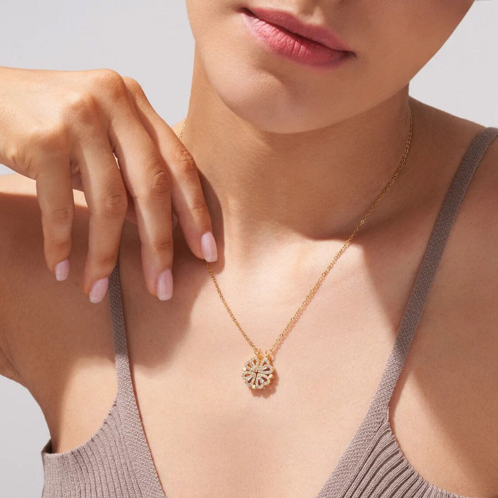 Lucky Heart – Hjertekjede med Cubic Zirconia