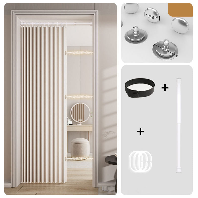 Dørgardin beige