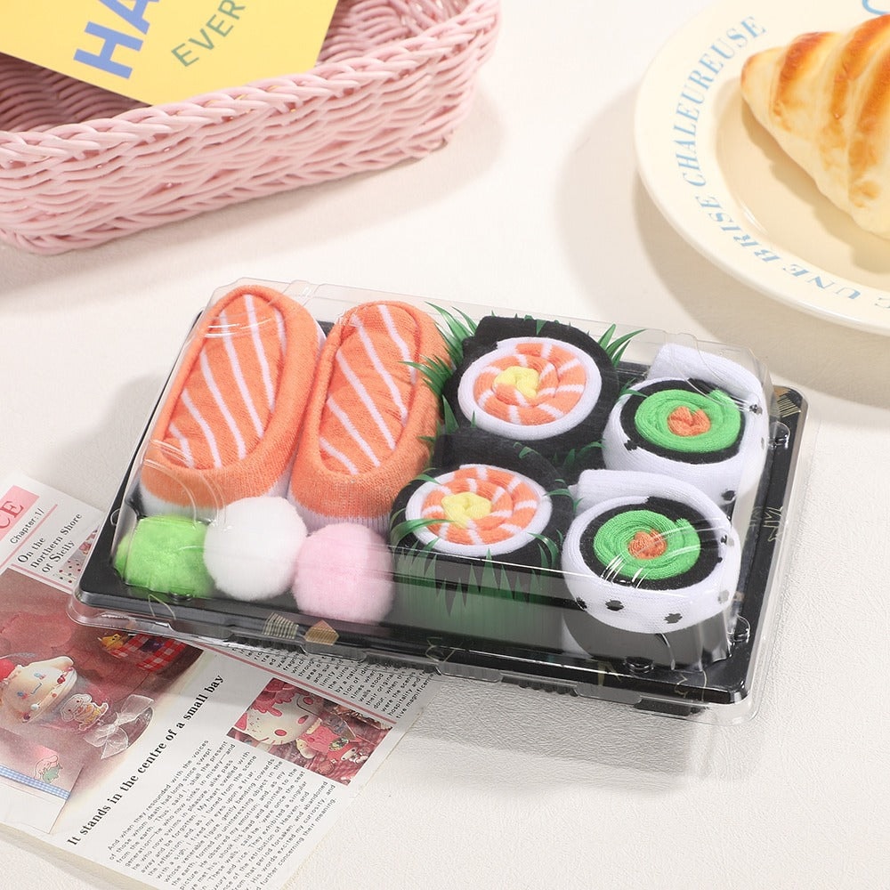 Makiko sushisokker, 3 par i sushiboks