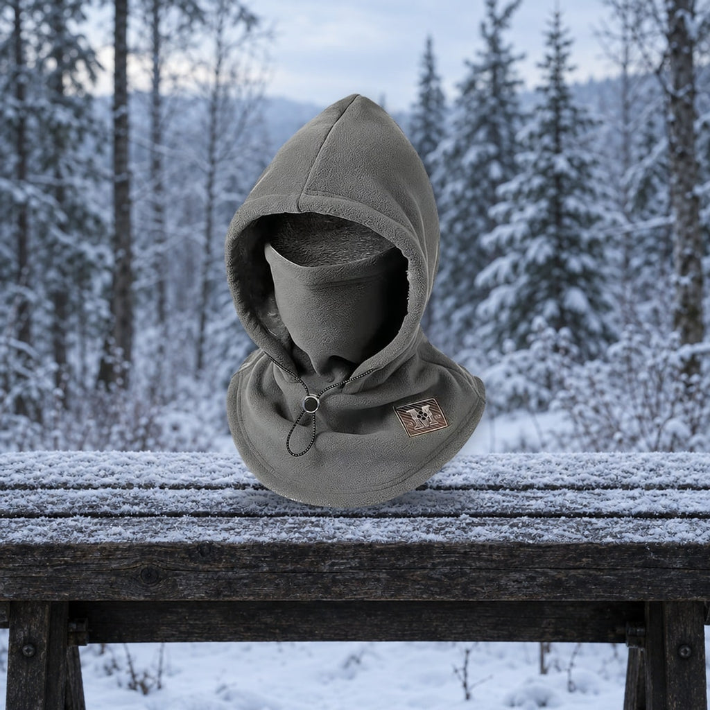 Vindro fleecehette i grå