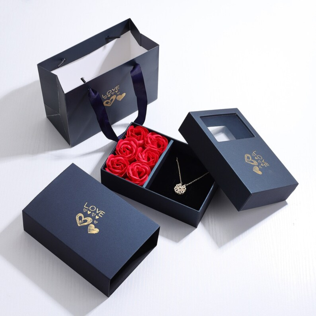 Lucky Heart – Hjertekjede med Cubic Zirconia
