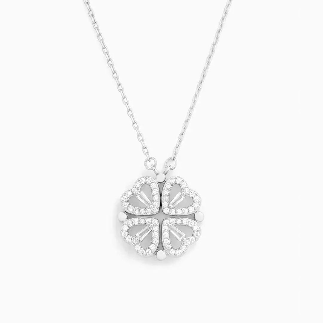 Lucky Heart – Hjertekjede med Cubic Zirconia