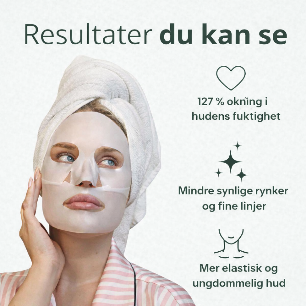 Dypt fuktighetsgivende bio-kollagenmaske