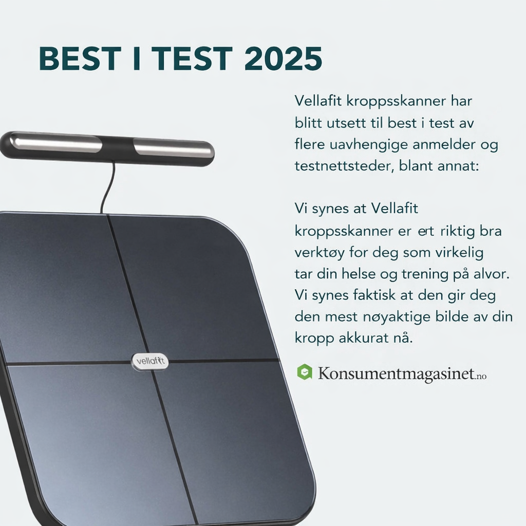 Vellafit kroppsskanner - Den best rangerte kroppsskanneren i Norge