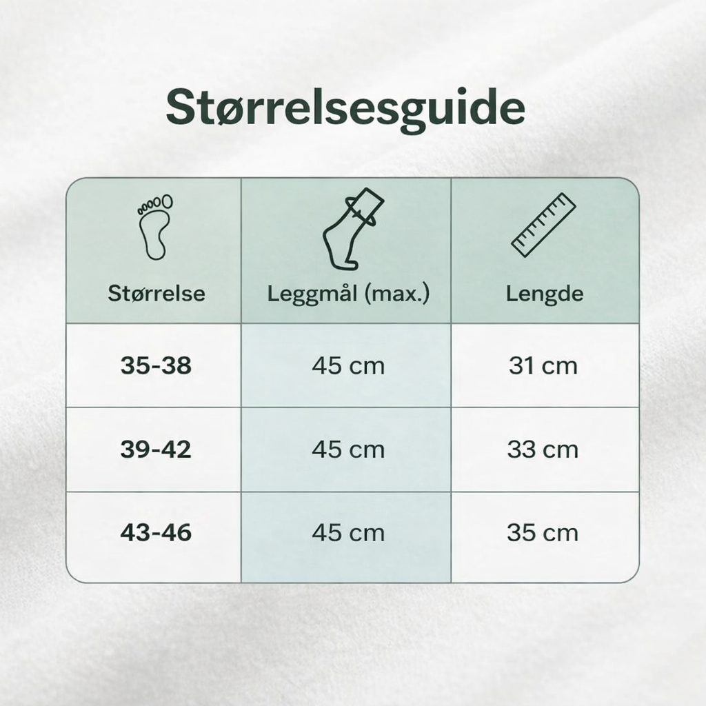 kompresjonsstrømper med gradert kompresjon