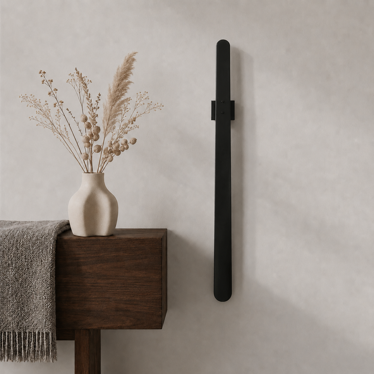 Magnetisk skohorn i tre med veggfeste – bilde 9