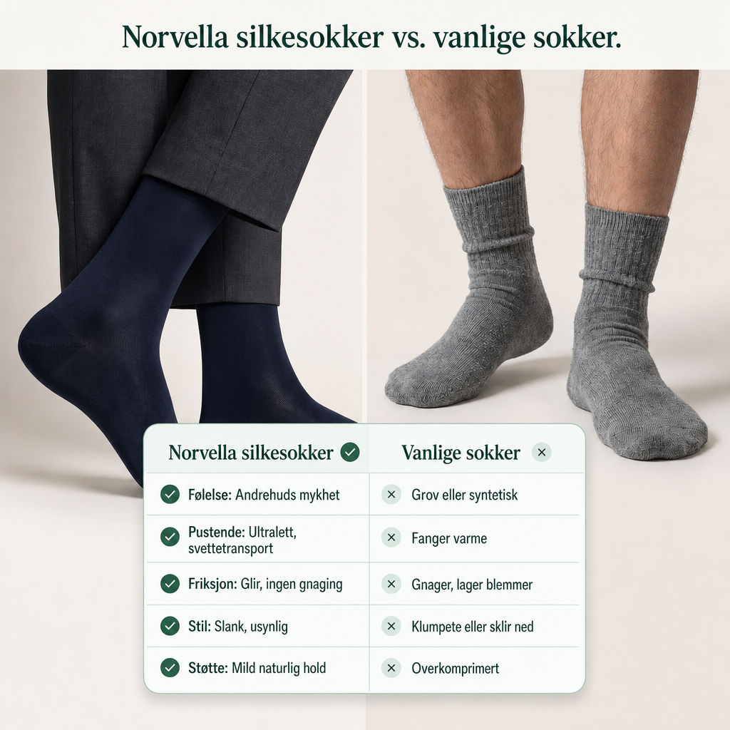 Norvella premium silkesokker