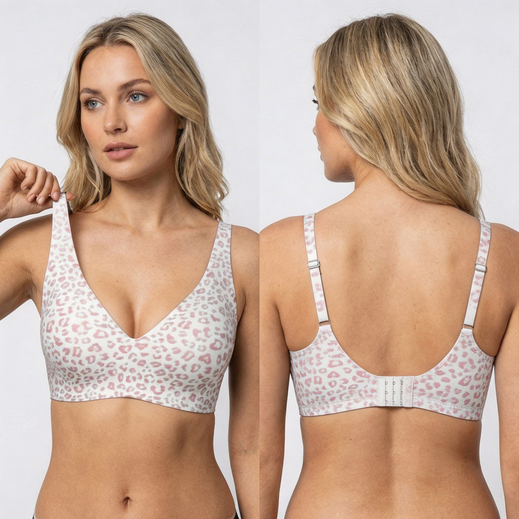 BH i leopard hvit/rosa