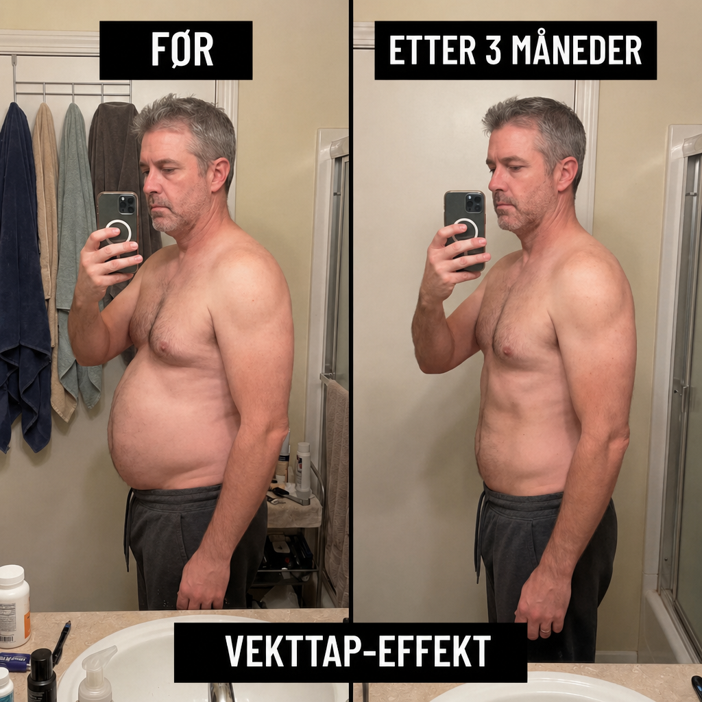 Transformasjon etter 3 måneder
