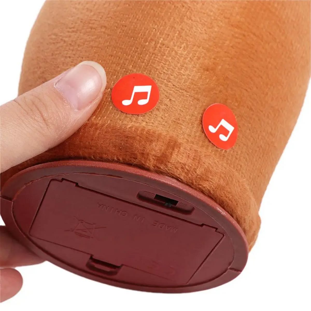 Knappene i bunnen av potten for musikk og opptak