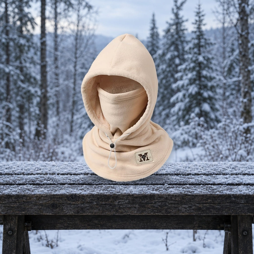 Vindro fleecehette i beige