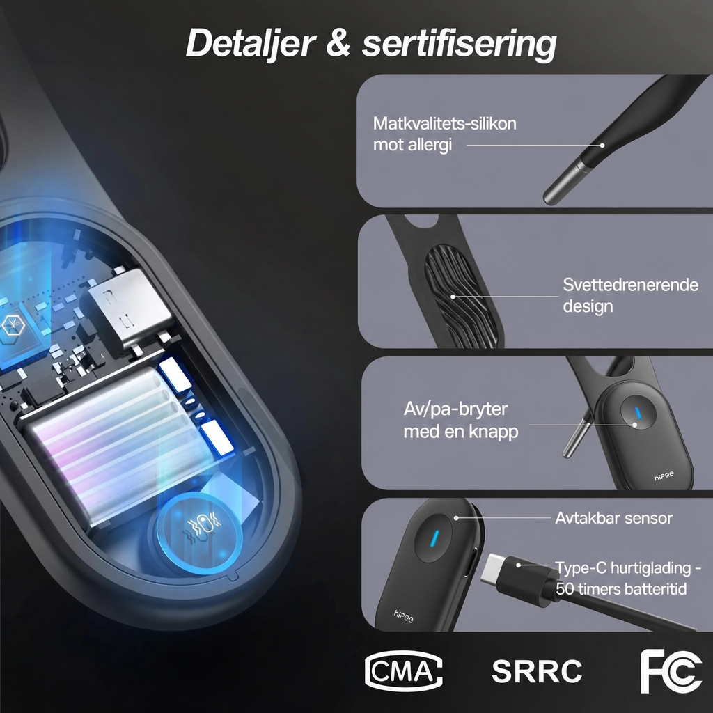 Smart Holdningstrener Pro™ – diskré holdningskorrigering med vibrasjon