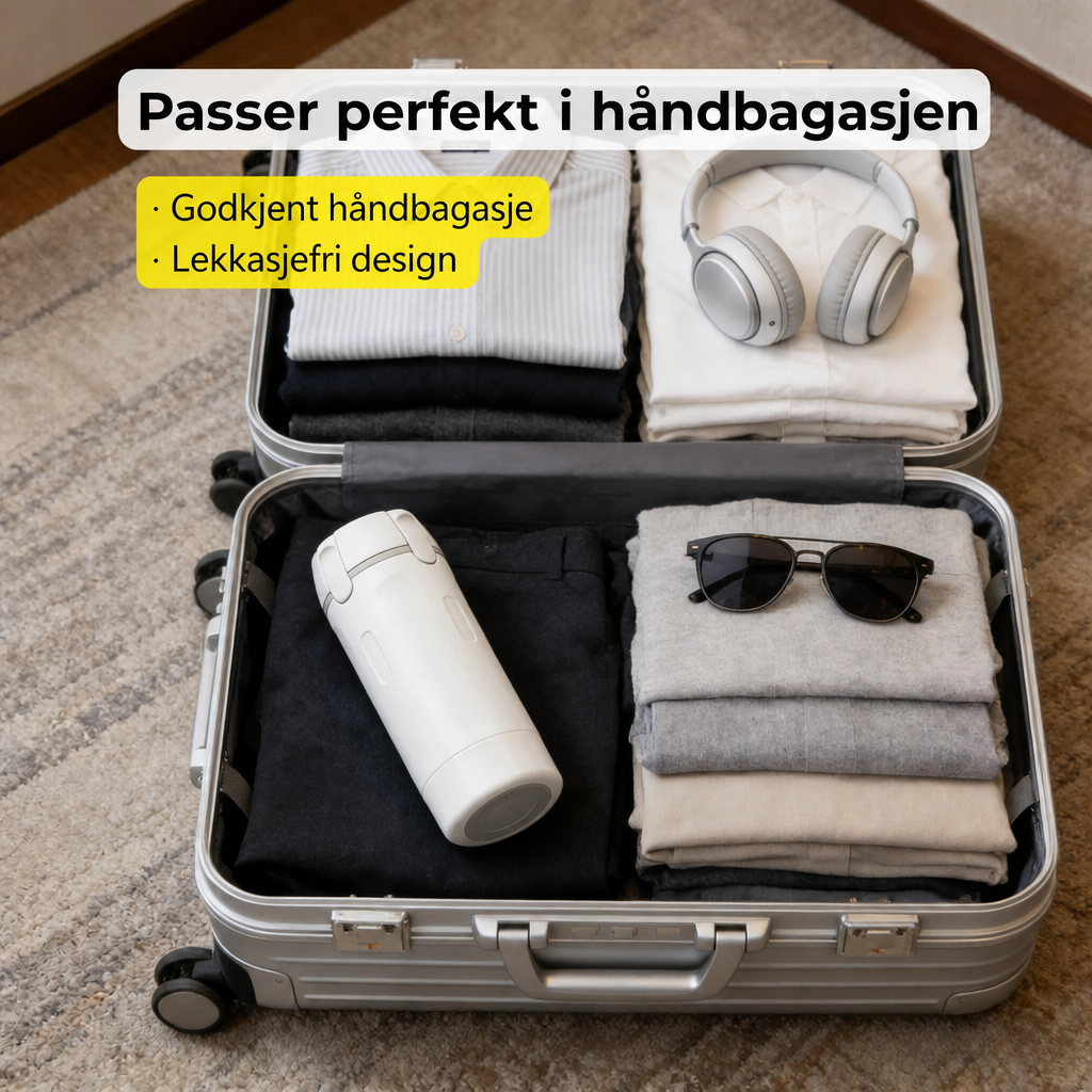 4-i-1 Reisedispenser – Alle toalettsakene dine i én flaske
