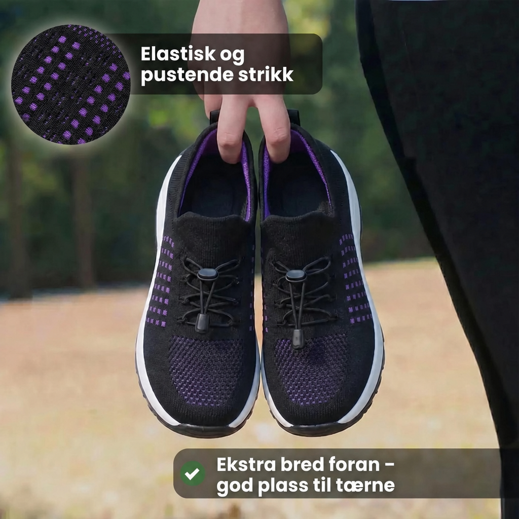 Elastisk og pustende strikk