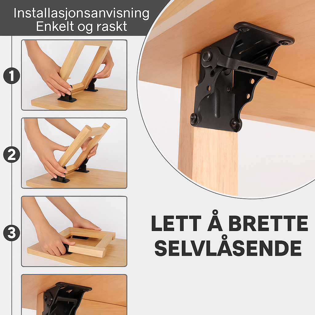 Bordsbenfester installasjonsanvisning norsk