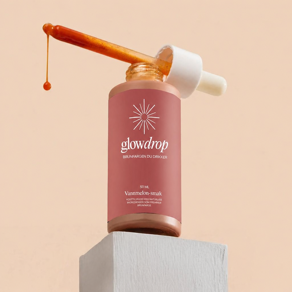 GlowDrop Bruningsdråper – Solbrun innenfra, helt uten sol