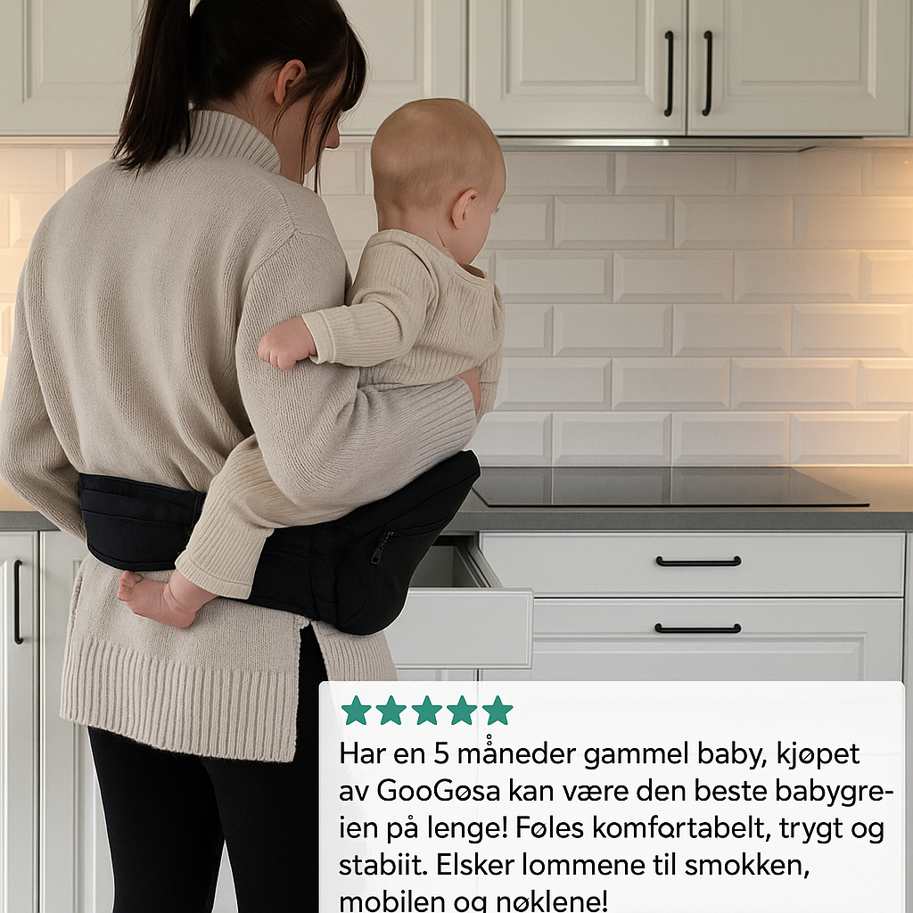 GooGosa kundeomtale fornoyd mamma