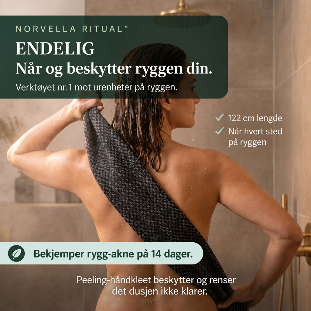 Norvella Hammam peeling dusjhåndkle