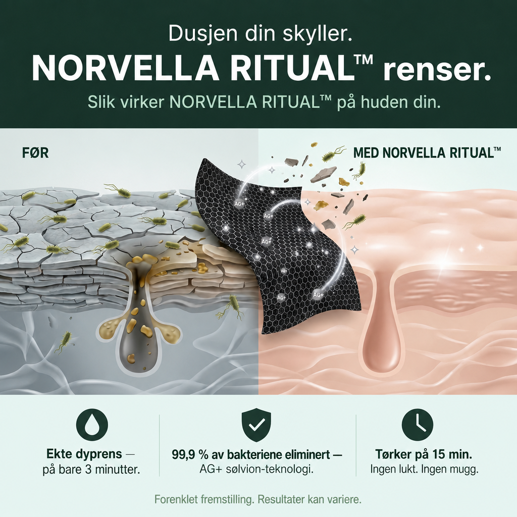 Norvella Hammam peeling dusjhåndkle