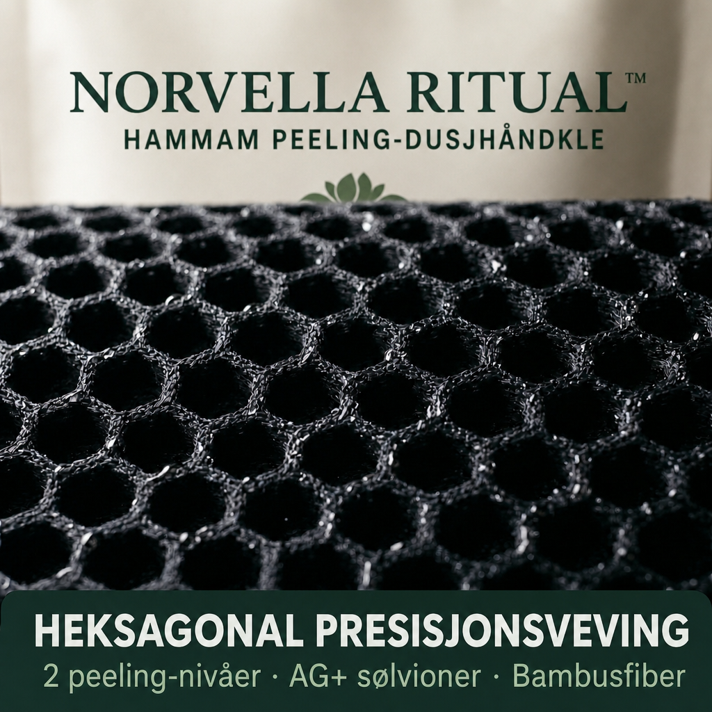 Norvella Hammam peeling dusjhåndkle