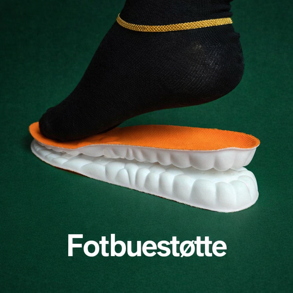 Massasjeinnlegg mot fotsmerter