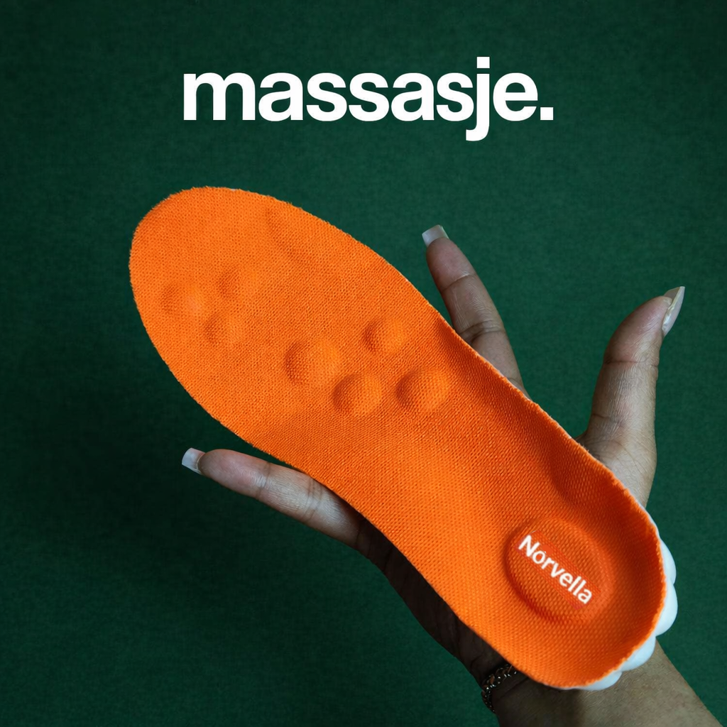 Massasjeinnlegg mot fotsmerter