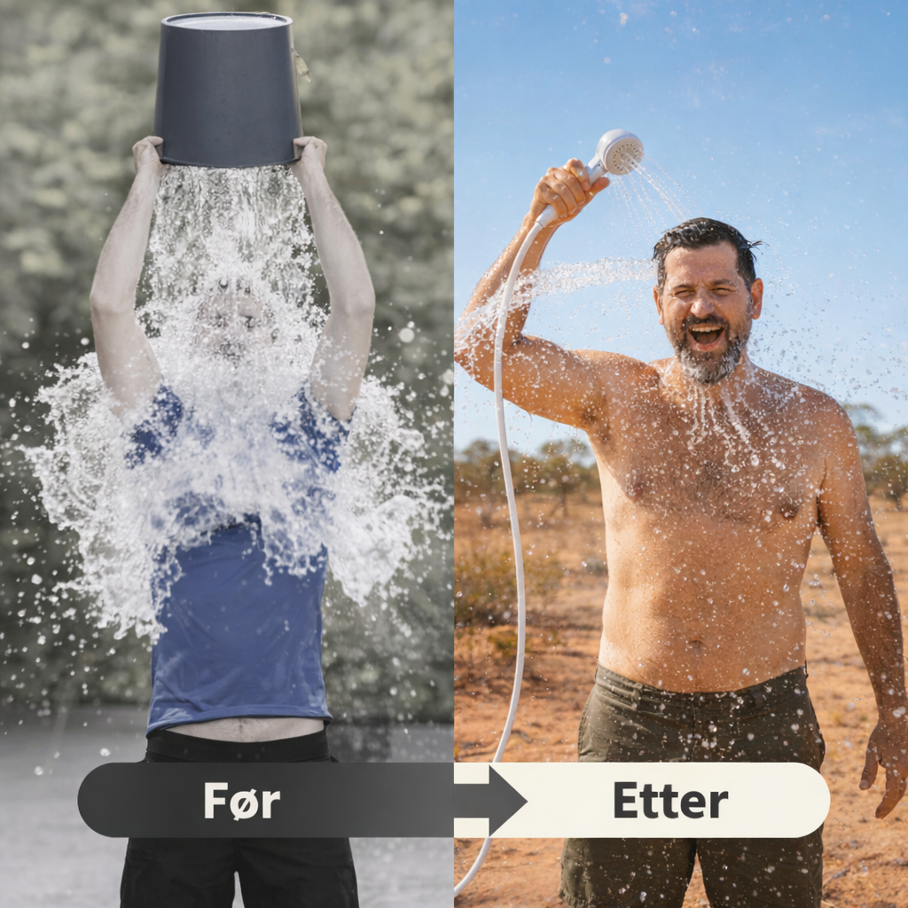 Utedusjen for og etter norsk