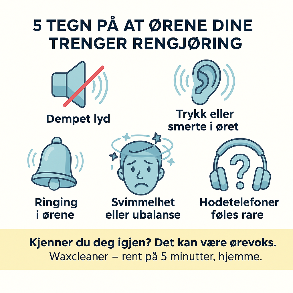 5 tegn paa orerengjoring