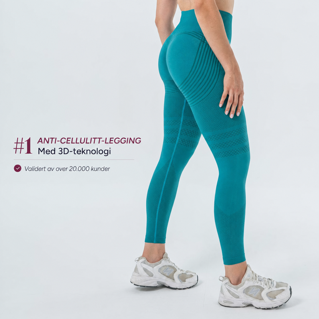 3D Anti-cellulitt-legging – drenerende push-up