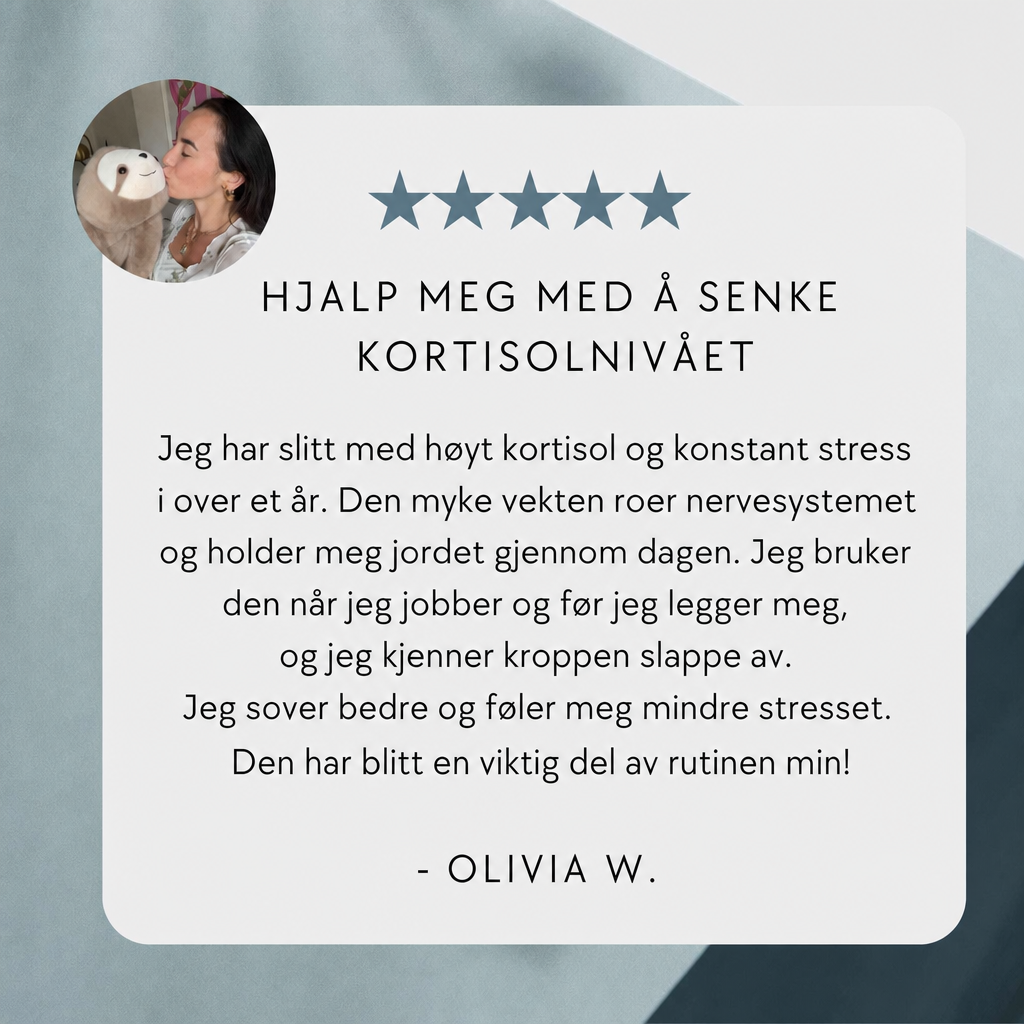 Vektet dovendyr-kosedyr – klemmer deg tilbake