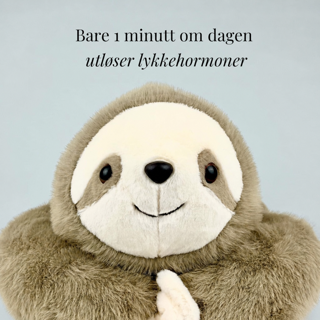 Vektet dovendyr-kosedyr – klemmer deg tilbake