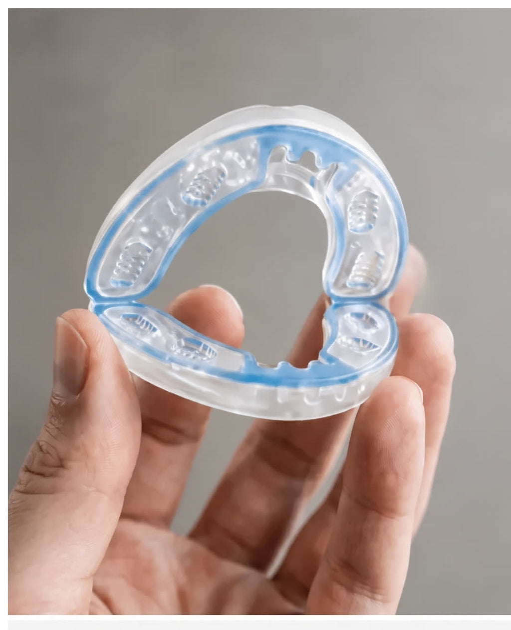 Justerbar snorkeskinne i mykt materiale – bilde 1