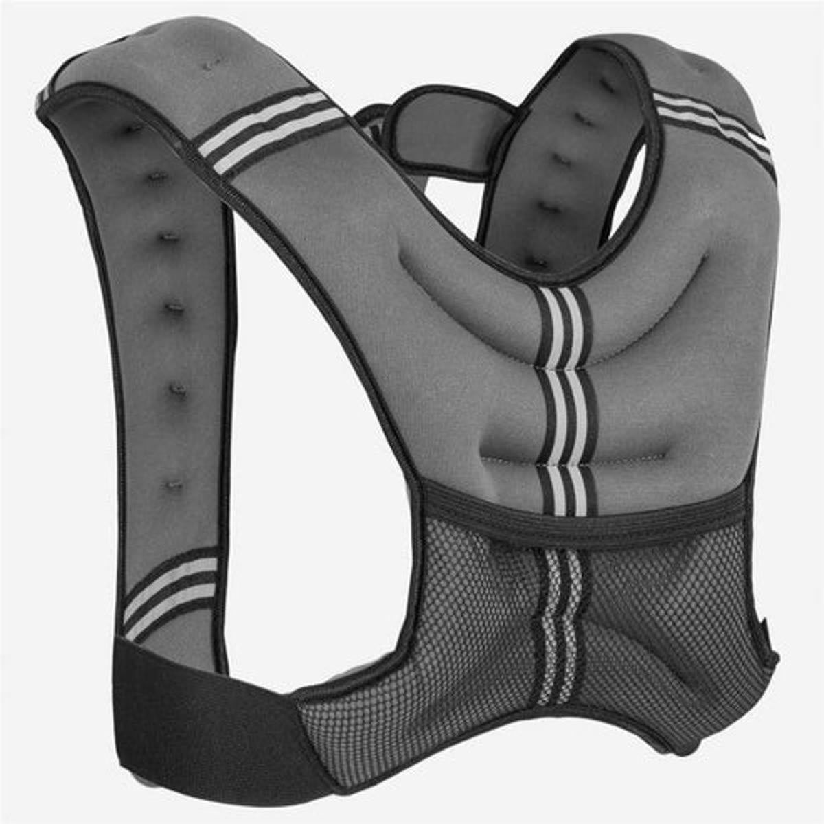 Vektvest i X-form med spenne foran og mesh-lomme bak – bilde 6
