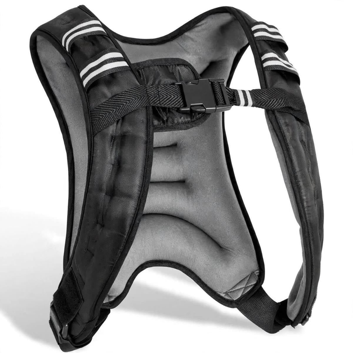 Vektvest i X-form med spenne foran og mesh-lomme bak – bilde 7